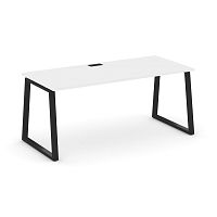 Style Project Direct Стол письменный SN-6T1.SR-015.M Белый/Металл Черный/Заглушка Металл Черный 1780