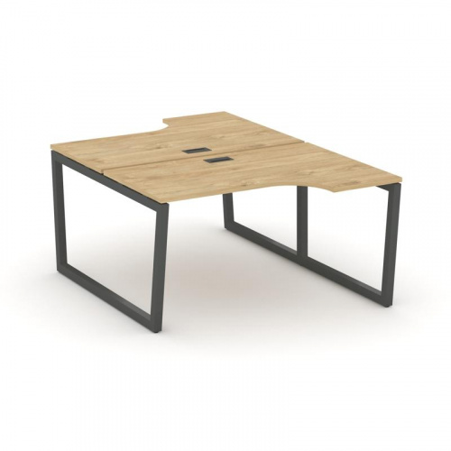 Style Project Рабочая станция эргоном. SN-5T2.DRPA-011 Акация Лорка/Металл Антрацит/Заглушка Пластик фото 22