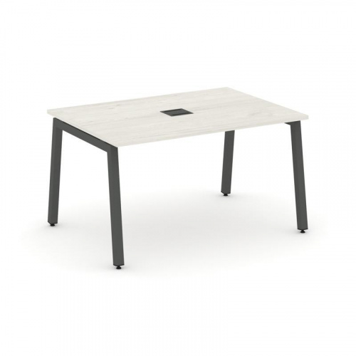 Style Project Стол переговорный SN-5A.SPRG-001 Акация Лорка/Металл Белый 980*980*750 фото 15