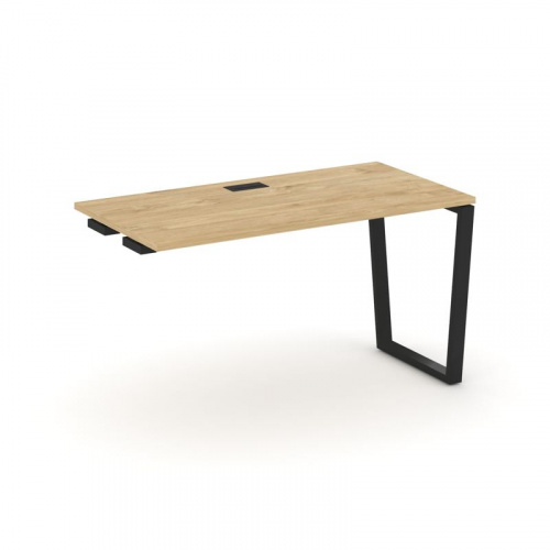 Style Project Стол-приставка к опор. элем. SN-6T2.OPRS-024 Акация Лорка/Металл Антрацит/Заглушка Пла