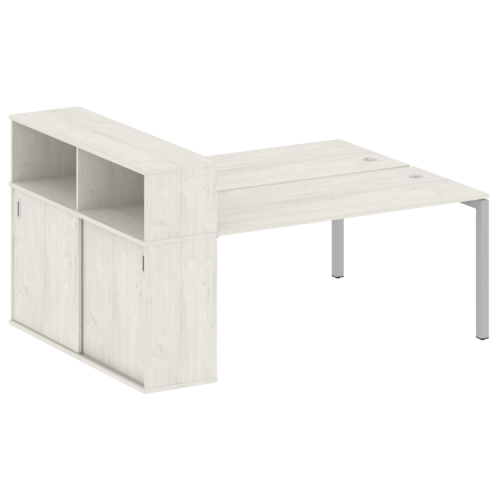 Бенч-система с шкафом-купе на П-обр. м/к Metal System Quattro 50БП.РС-СШК-2.4 фото 8 Бенч-система с шкафом-купе на П-обр. м/к Metal System Quattro 50БП.РС-СШК-2.4 фото 8