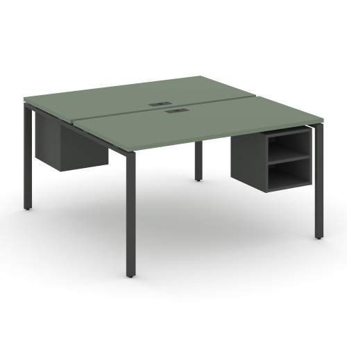 Бенч-система на 2 места с подвесными тумбами Concept CN.DRS-105 Бенч-система на 2 места с подвесными тумбами Concept CN.DRS-105