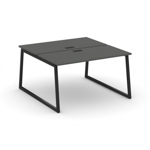 Style Project Рабочая станция 2-х сторон. SN-4T1.DRS-011 Акация Лорка/Металл Антрацит/Заглушка Пласт фото 5