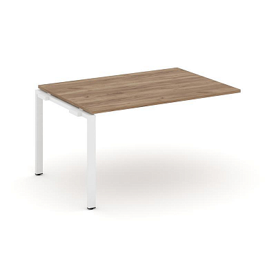 Style Project Проходной наб. элем. перег. стола SN-6P.NSPRG-001.3 Дуб Табак/Металл Белый 980*980*750