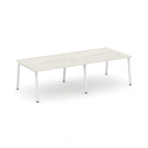Style Project Стол переговорный SN-6A.SPRG-042.3 Дуб Наварра/Металл Белый 2360*1180*750 фото 28