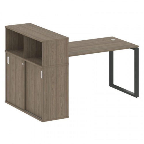 Стол письменный с шкафом-купе на О-обр. м/к Metal System БО.РС-СШК-3.3 фото 2 Стол письменный с шкафом-купе на О-обр. м/к Metal System БО.РС-СШК-3.3 фото 2