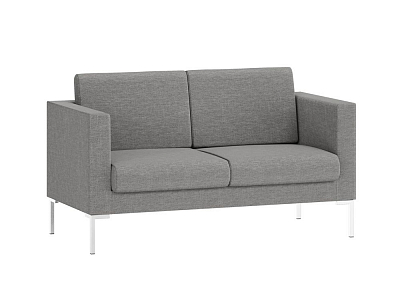 Hans Диван двухместный HNS-02 Сан 08/Металл Хром 1520*770*820