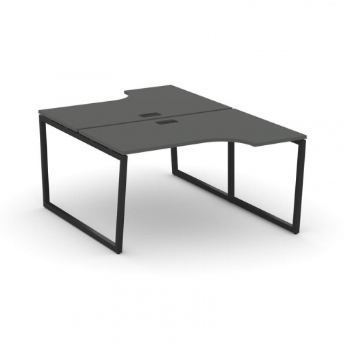 Style Project Рабочая станция эргоном. SN-4T2.DRPA-021 Акация Лорка/Металл Антрацит/Заглушка Пластик фото 8