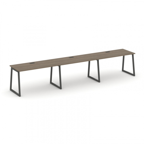 Style Project Рабочая станция 1 сторон. SN-4T1.ORS-041 Акация Лорка/Металл Антрацит/Заглушка Пластик фото 12