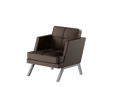 Aldo Кресло с декором из пуговиц ALDB-01L Линкольн 221/Металл Серый 790*875*890