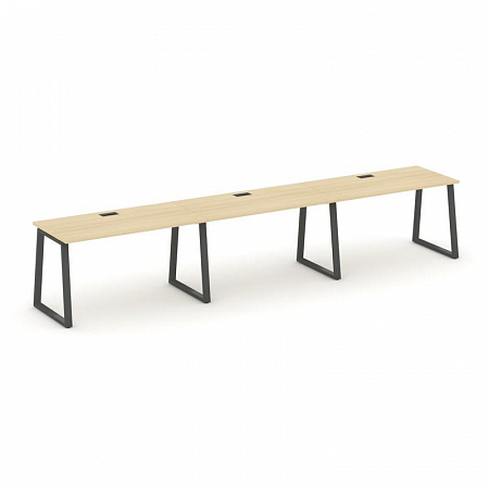 Style Project Рабочая станция 1 сторон. SN-6T1.ORS-034 Акация Лорка/Металл Антрацит/Заглушка Пластик