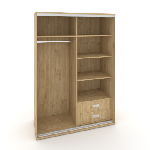 Корпус 2-х секционного шкафа низкого L=1300мм Maris SH.K2-3.2 K1 фото 2