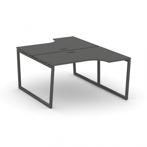 Style Project Рабочая станция эргоном. SN-4T2.DRPA-021 Акация Лорка/Металл Антрацит/Заглушка Пластик фото 27