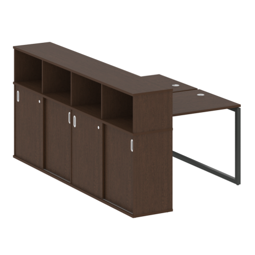 Бенч-система с шкафом-купе на О-обр. м/к Metal System Quattro 40БО.РС-СШК-4.1 фото 11