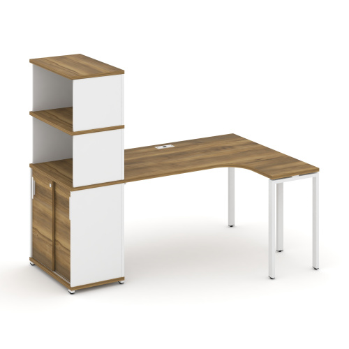Стол эргономичный с опорным шкафом-купе Concept CN.SA-221(R) Стол эргономичный с опорным шкафом-купе Concept CN.SA-221(R)
