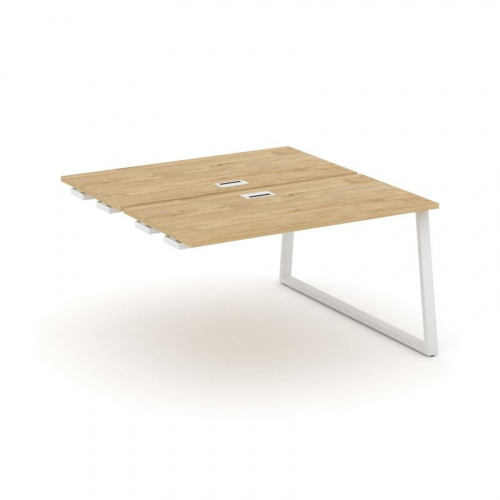 Style Project Стол-приставка к опор. элем. SN-6T1.DPRS-003 Акация Лорка/Металл Антрацит/Заглушка Пла фото 3