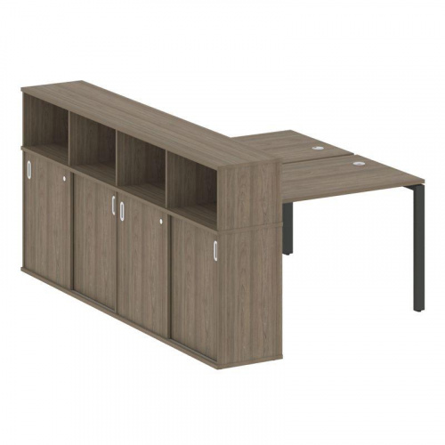 Бенч-система с шкафом-купе на П-обр. м/к Metal System БП.РС-СШК-4.2 фото 3