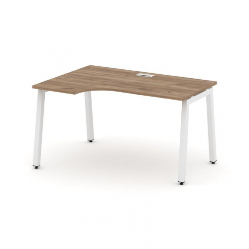 Style Project Стол рабочий эргоном. SN-5A.SPA-021(L) Дуб Табак/Металл Белый 1380*800/980*750 фото 28 Style Project Стол рабочий эргоном. SN-5A.SPA-021(L) Дуб Табак/Металл Белый 1380*800/980*750 фото 28