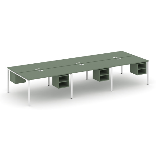 Бенч-система на 6 мест с подвесными тумбами Concept CN.DRS-146 Бенч-система на 6 мест с подвесными тумбами Concept CN.DRS-146