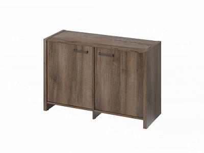 Тумба двухсекционная FB-12-02.D. Орех Пацифик Табак