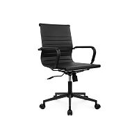 Кресло офисное Hugo RCH 6002-2SEB Black (Экокожа)