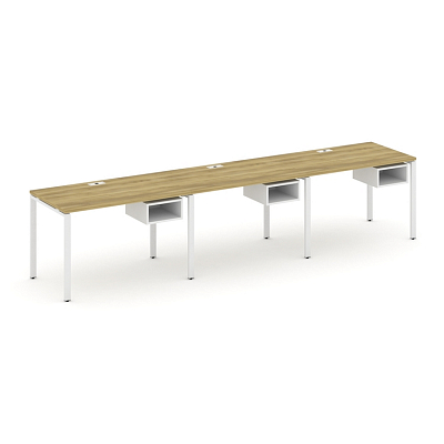 Бенч-система на 3 места с подвесными тумбами Concept CN.ORS-122