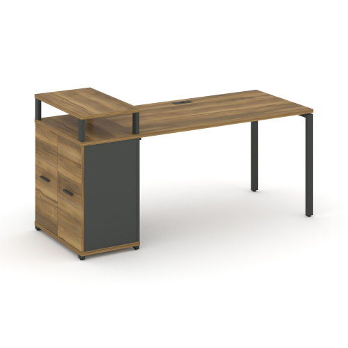 Стол офисный с опорным распашным шкафом Concept CN.SP-224 Стол офисный с опорным распашным шкафом Concept CN.SP-224