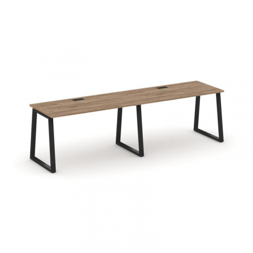 Style Project Рабочая станция 1 сторон. SN-6T1.ORS-023 Акация Лорка/Металл Антрацит/Заглушка Пластик фото 7