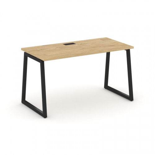 Style Project Стол письменный SN-4T1.SP-025 Акация Лорка/Металл Антрацит/Заглушка Пластик Черный 178 Style Project Стол письменный SN-4T1.SP-025 Акация Лорка/Металл Антрацит/Заглушка Пластик Черный 178