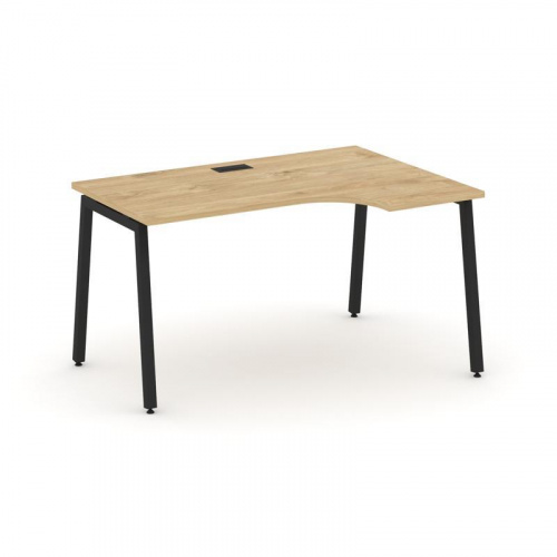 Style Project Стол рабочий эргоном. SN-4A.SPA-022(R) Акация Лорка/Металл Антрацит 1580*800/980*750 фото 4 Style Project Стол рабочий эргоном. SN-4A.SPA-022(R) Акация Лорка/Металл Антрацит 1580*800/980*750 фото 4