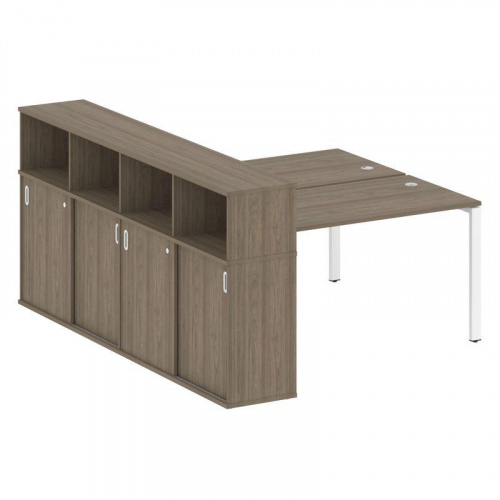 Бенч-система с шкафом-купе на П-обр. м/к Metal System БП.РС-СШК-4.3 фото 15 Бенч-система с шкафом-купе на П-обр. м/к Metal System БП.РС-СШК-4.3 фото 15