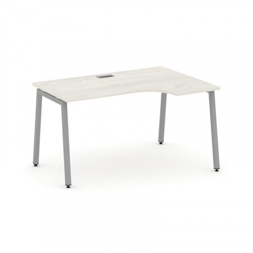 Style Project Стол рабочий эргоном. SN-4A.SPA-022(R) Акация Лорка/Металл Антрацит 1580*800/980*750 Style Project Стол рабочий эргоном. SN-4A.SPA-022(R) Акация Лорка/Металл Антрацит 1580*800/980*750