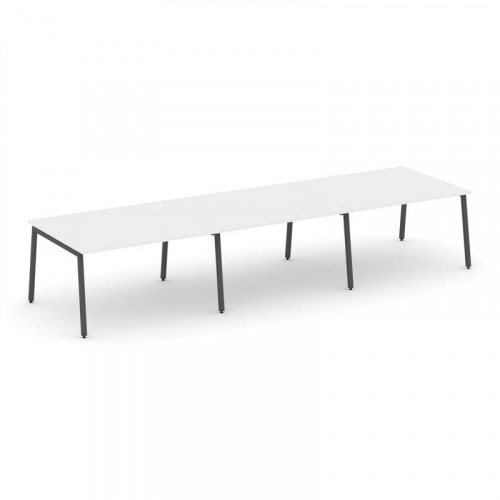 Style Project Стол переговорный SN-4A.SPRG-054.3 Вяз Благородный/Металл Белый 4740*1180*750 фото 27