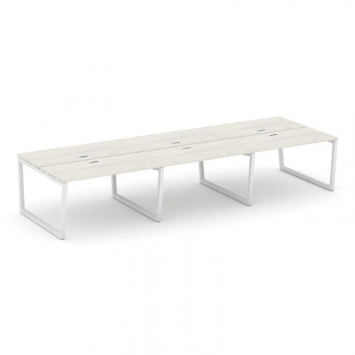 Style Project Рабочая станция 2-х сторон. SN-5T2.DRS-083 Акация Лорка/Металл Антрацит/Заглушка Пласт фото 13