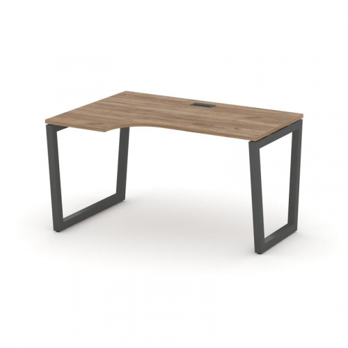 Style Project Стол рабочий эргоном. SN-5T2.SPA-021(L) Акация Лорка/Металл Антрацит/Заглушка Пластик фото 23