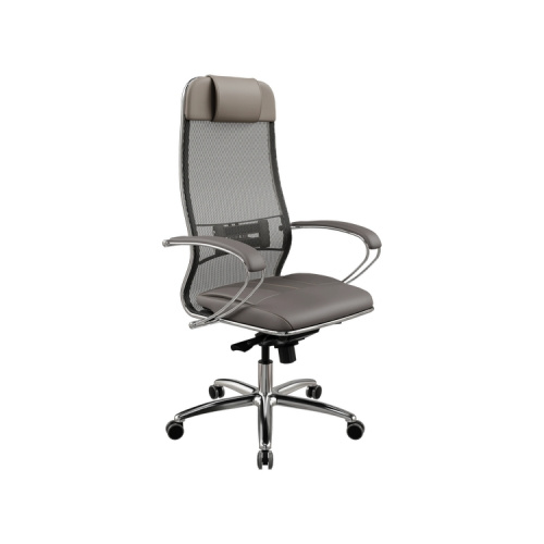 Кресло руководителя Samurai SL-1 (Экокожа/Сетка) фото 4