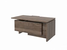 Стол с опорной тумбой FB-117R.DD Орех Пацифик Табак