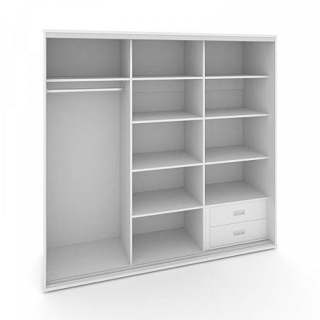 Корпус 3-х секционного шкафа низкого L=1769мм Maris SH.K3-2.2 K1