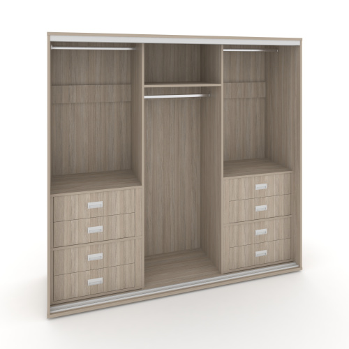 Корпус 3-х секционного шкафа низкого L=2219мм Maris SH.K3-5.2 K5 фото 6