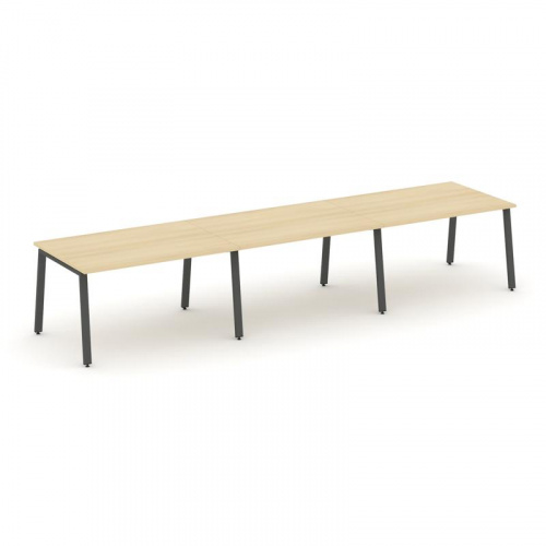 Style Project Стол переговорный SN-6A.SPRG-021.3 Акация Лорка/Металл Белый 2940*980*750 фото 25