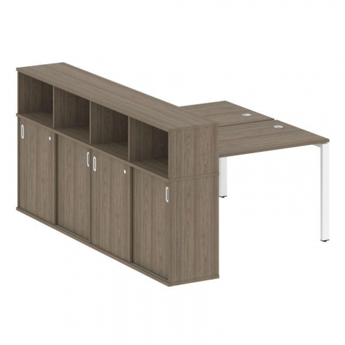 Бенч-система с шкафом-купе на П-обр. м/к Metal System БП.РС-СШК-4.2 фото 15