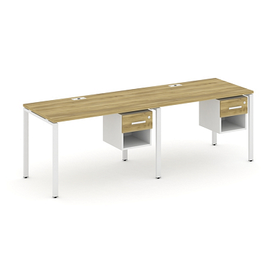 Бенч-система на 2 места с подвесными тумбами Concept CN.ORS-118