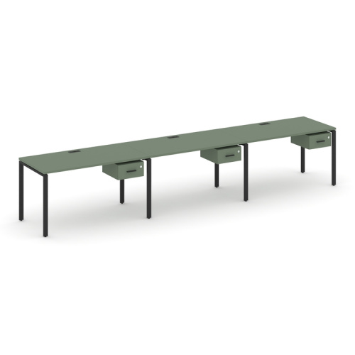 Бенч-система на 3 места с подвесными тумбами Concept CN.ORS-131 Бенч-система на 3 места с подвесными тумбами Concept CN.ORS-131