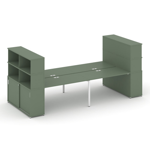 Бенч-система с опорными шкафами-купе Concept CN.DRS-285