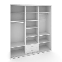 Корпус 3-х секционного шкафа высокого L=1619мм Maris SH.K3-1.1 K2