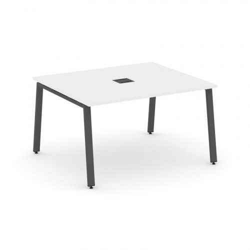 Style Project Стол переговорный SN-6A.SPRG-033 Акация Лорка/Металл Белый 1380*1180*750 фото 26