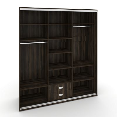 Корпус 3-х секционного шкафа высокого L=2069мм Maris SH.K3-4.1 K2