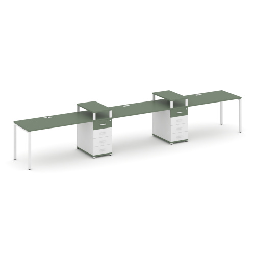 Бенч-система на 3 места с 2 опорными тумбами Concept CN.ORS-449 фото 5 Бенч-система на 3 места с 2 опорными тумбами Concept CN.ORS-449 фото 5