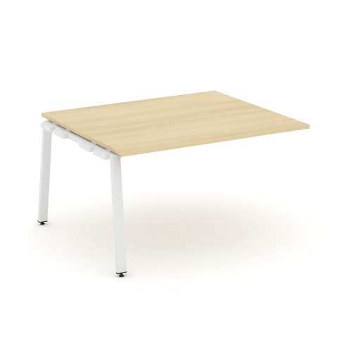 Style Project Проходной наб. элем. перег. стола SN-6A.NSPRG-033.3 Дуб Наварра/Металл Белый 1380*1180 фото 25