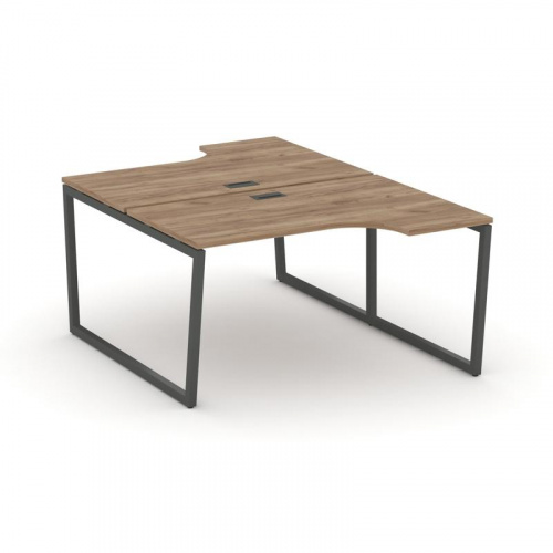 Style Project Рабочая станция эргоном. SN-4T2.DRPA-021 Акация Лорка/Металл Антрацит/Заглушка Пластик фото 23